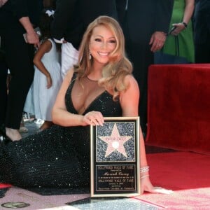 Mariah Carey - Mariah Carey reçoit son étoile sur le Walk of Fame à Hollywood, le 5 août 2015.