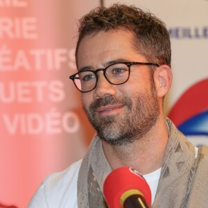 Emmanuel Moire - Conférence de presse avec les artistes du concert gratuit RFM Music Live au théâtre Sébastopol de Lille. Le 28 septembre 2015