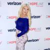 Christina Aguilera vient parler des violences conjugales et domestiques lors d'un événement organisé par l'association Verizon's hopeLine au London Hotel de Los Angeles, le 12 novembre 2015