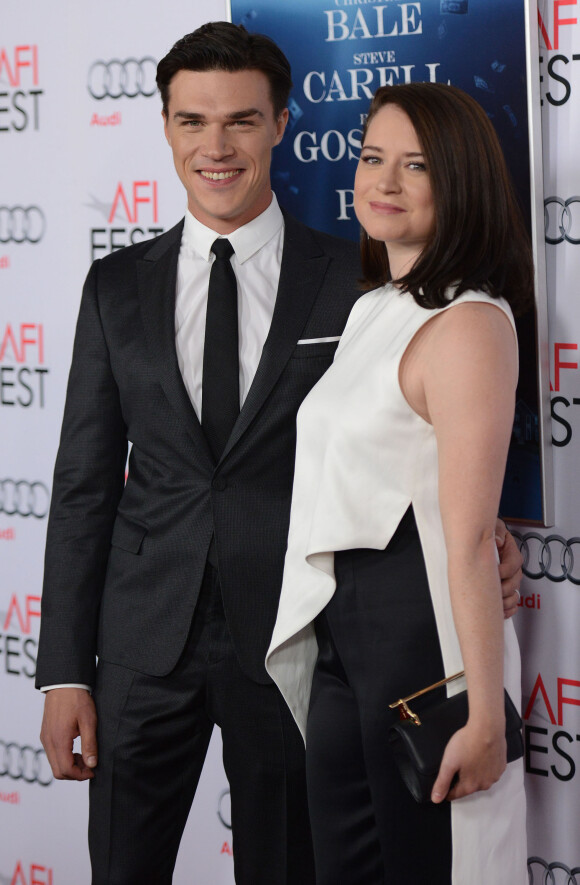 Finn Wittrock et sa femme Sarah Roberts - Première du film "The Big Short" à Hollywood le 12 novembre 2015  Celebrities at the AFI Fest 2015 'The Big Short' premiere and closing night ceremony at the TCL Chinese Theatre in Hollywood, California on November 12, 2015.12/11/2015 - Los Angeles