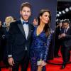 Sergio Ramos et sa compagne Pilar Rubio au gala FIFA Ballon d'Or 2014 à Zurich, le 12 janvier 2015