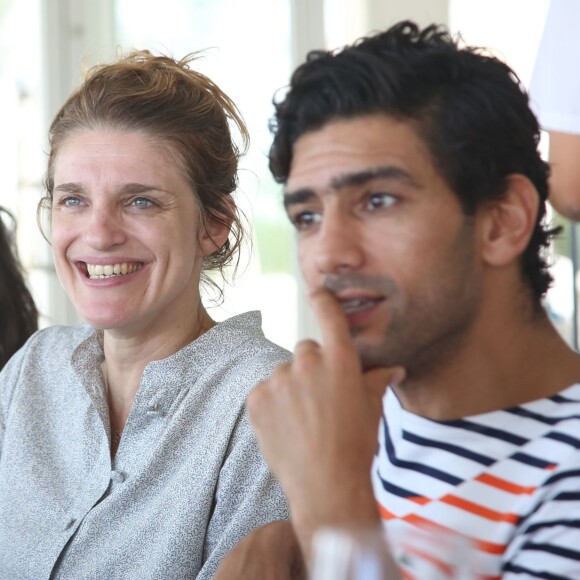 Exclusif - Romane Bohringer, Olivia Côte et Salim Kechiouche - Escapade des stars au Radisson Blu Palace Resort & Thalasso à Djerba en Tunisie le 7 novembre 2015.