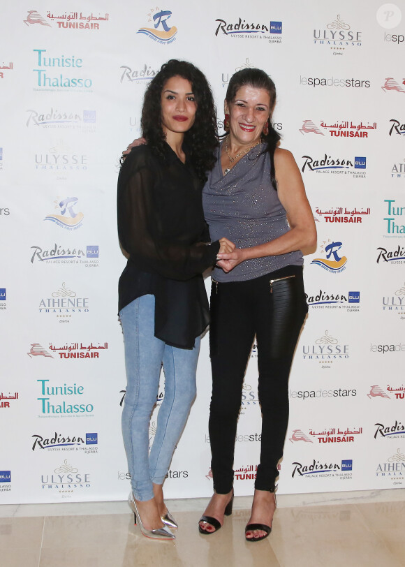 Exclusif - Sabrina Ouazani et Biyouna - Escapade des stars au Radisson Blu Palace Resort & Thalasso à Djerba en Tunisie le 7 novembre 2015.