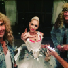 Blake Shelton, Adam Levine et Gwen Stefani déguisés / photo postée sur Instagram.