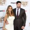 Sofia Vergara et son fiancé Joe Manganiello - Avant-première du film "Magic Mike XXL" à Hollywood, le 25 juin 2015.