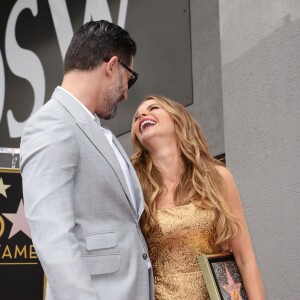 Sofia Vergara ; Joe Manganiello - Sofia Vergara inaugure son étoile sur Hollywood boulevard à Los Angeles Le 07 mai 2015