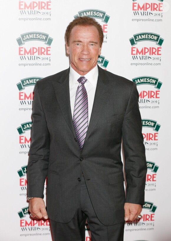 Arnold Schwarzenegger - Soirée "Jameson Empire Awards" à Londres le 30 mars 2014.