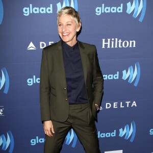 Ellen DeGeneres - People lors de la 26ème cérémonie des GLAAD Media Awards à Beverly Hills, le 21 mars 2015.