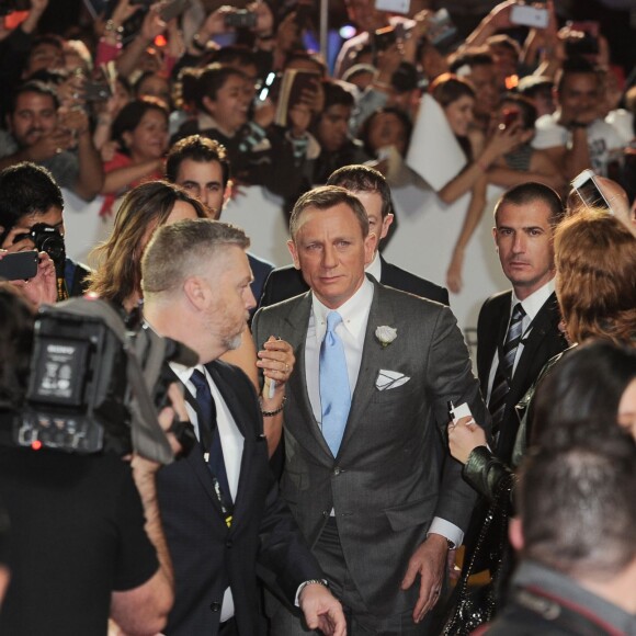 Daniel Craig - Première du film "007 Spectre" à Mexico, le 2 novembre 2015.