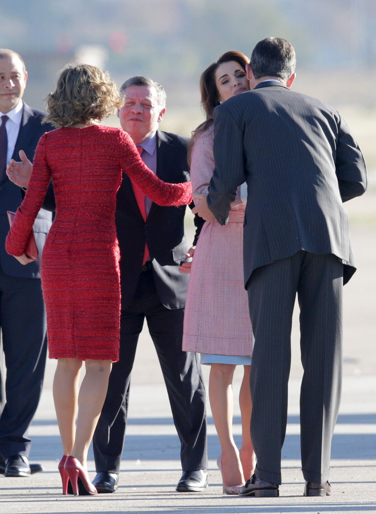 Photo Le Roi Felipe Vi La Reine Letizia D Espagne Le Roi Abdallah Ii Et La Reine Rania De