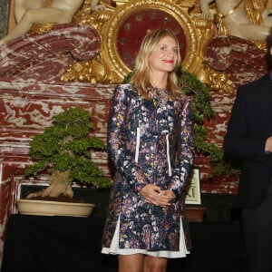 Exclusif - Mélanie Laurent - Dîner de Gala pour la Fondation Akuo au Grand Hotel InterContinental à Paris, le 19 novembre 2015. Ce dîner a été précédé de la projection du documentaire "Demain" de Mélanie Laurent et Cyril Dion en avant-première privée, film pour lequel la Fondation Akuo avait collecté des fonds.