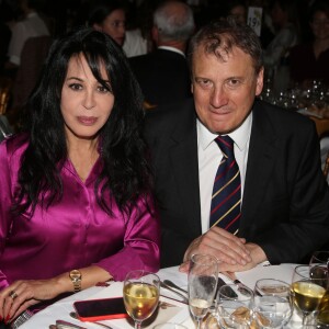 Exclusif - Yamina Benguigui, Jean-Jacques Gauthier (Directeur Financier et Directeur général adjoint de Lafarge) - Dîner de Gala pour la Fondation Akuo au Grand Hotel InterContinental à Paris, le 19 novembre 2015.