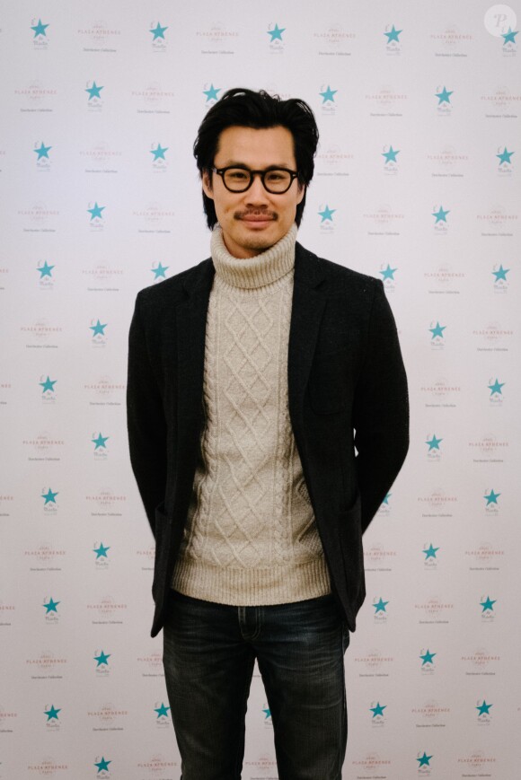 Frédéric Chau - Goûter organisé par le chef pâtissier Christophe Michalak et le Plaza Athénée en faveur de l'Etoile de Martin, le 21 novembre 2015.