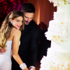 Sofia Vergara, son mari Joe Manganiello et leur gâteau de mariage signé Sylvia Weinstock  / photo postée sur le compte Instagram de Sofia Vergara.