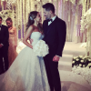 Sofia Vergara et Joe Manganiello le jour de leur mariage / photo postée sur le compte Instagram de Sofia Vergara.