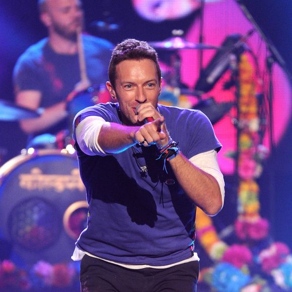 Chris Martin, de Coldplay, aux American Music Awards le 22 novembre 2015.