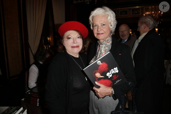 Régine et Anne d'Ornano - Le 38ème cocktail des écrivains dans les salons du Fouquet's à Paris, le 26 novembre 2015. © Marc Ausset-Lacroix