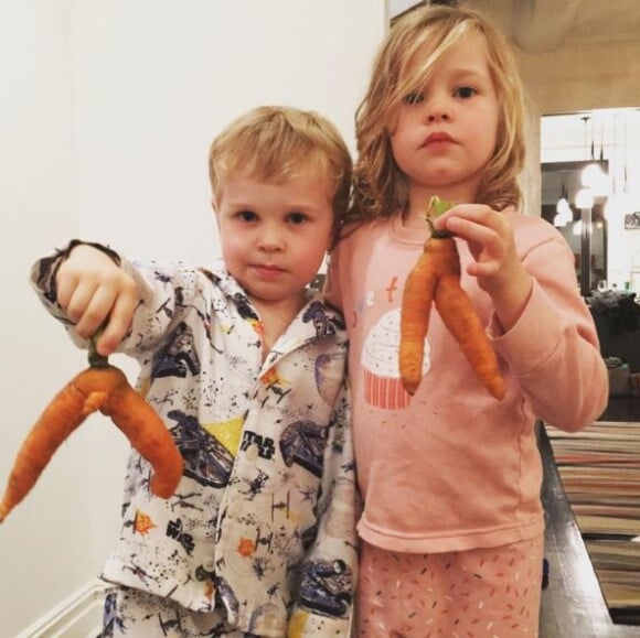 Gideon et Harper, les enfants de Neil Patrick Harris sur Instagram, le 26 novembre 2015