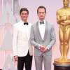 Neil Patrick Harris et son mari David Burtka à la 87e cérémonie des Oscars à Hollywood le 22 février 2015