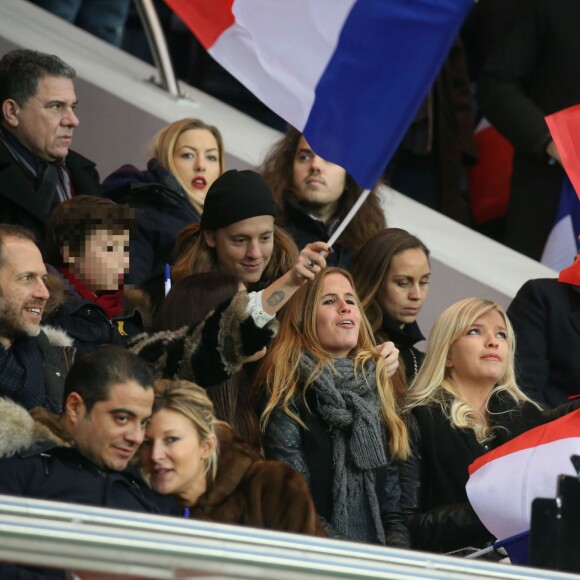 Pierre Sarkozy - Personnalités lors du match de football Paris Saint-Germain (PSG) -Troyes au Parc des Princes à Paris, le 28 novembre 2015.