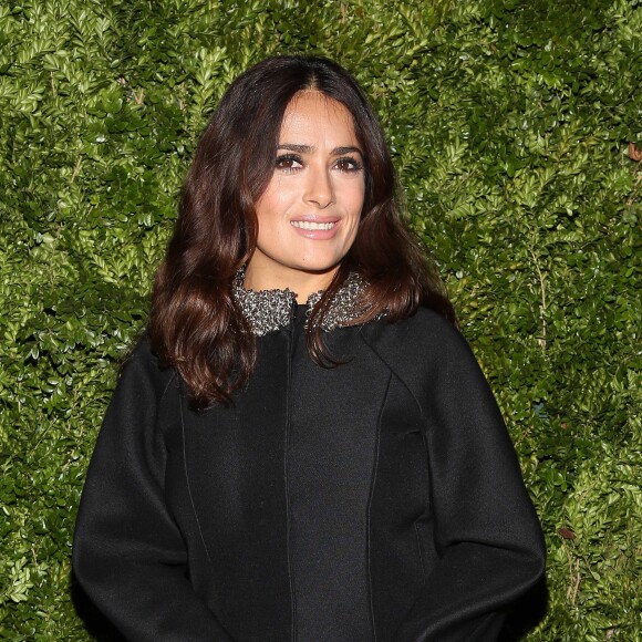 Exclusif - Salma Hayek - François-Henri Pinault, PDG de Kering, reçoit l'International Leadership Award de l'Anti-Defamation League au Waldorf Astoria Hotel à New York, le 18 novembre 2015.