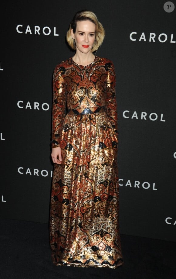 Sarah Paulson - Première de "Carol" à New York le 16 novembre 2015.
