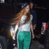 Rihanna de sortie à New York dans un jogging Isabel Marant Étoile et des baskets Puma (modèle Boris Becker). Le 8 juillet 2015.