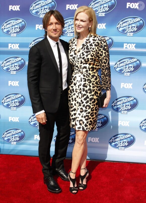 Nicole Kidman et son mari Keith Urban à la soirée "American Idol" à Hollywood, le 13 mai 2015 2015.13/05/2015 - Hollywood