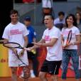 Colton Haynes - Elsa Pataky joue au tennis lors d'une journée caritative au Masters de Madrid, le 1er mai 2015