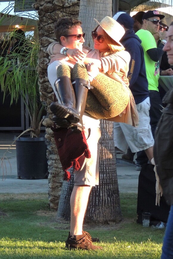 Lauren Conrad et Colton Haynes lors du festival Coachella, le 14 avril 2012