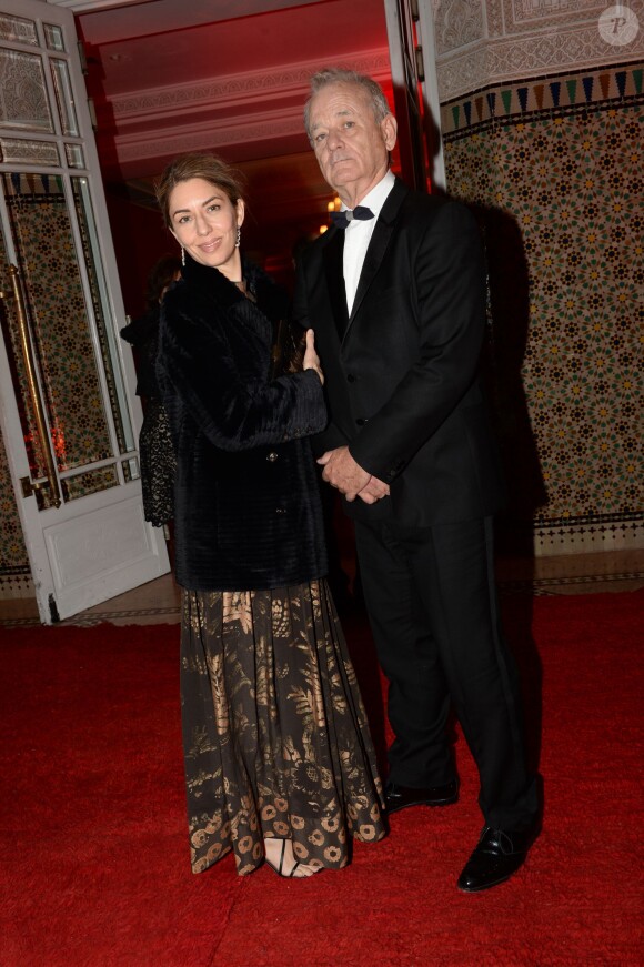 Exclusif - Sofia Coppola et Bill Murray - Arrivées à l'hôtel Sofitel pour le dîner d'ouverture du 15ème Festival de Marrakech le 4 décembre 2015.