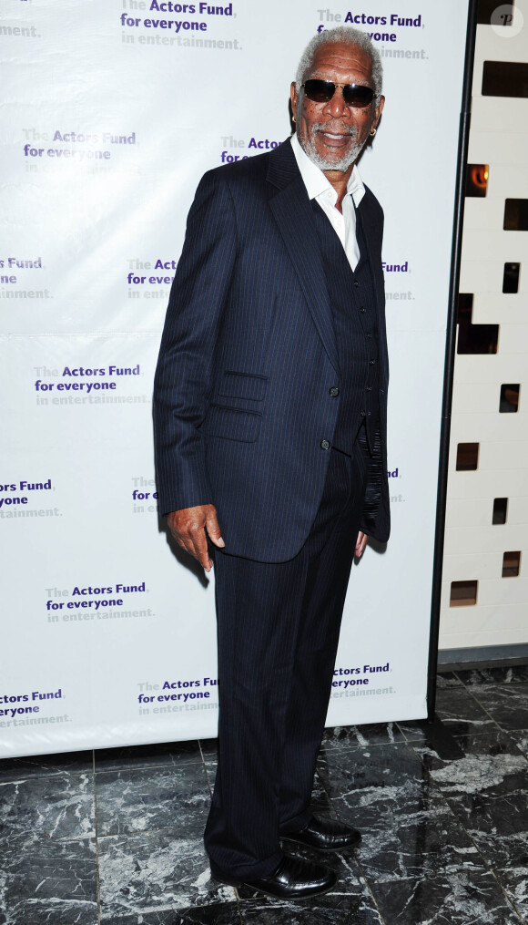 Morgan Freeman lors du gala Actors Fund à New York le 11 mai 2015