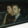 Récemment séparée de son mari Len Wiseman, Kate Beckinsale quitte les "British Fashion Awards 2015" dans une voiture très proche d'un séduisant inconnu à Londres le 23 novembre 2015