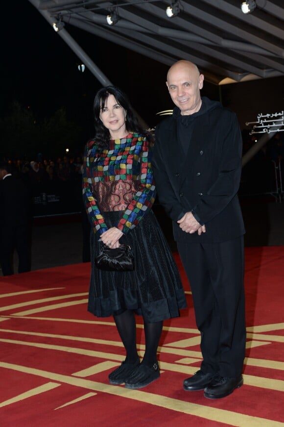 Carole Laure et son mari Lewis Furey - Tapis rouge du film "Mr Holmes" et hommage au cinéma Canadien lors du 15e festival du film de Marrakech, le 5 décembre 2015. © Rachid Bellak/Bestimage