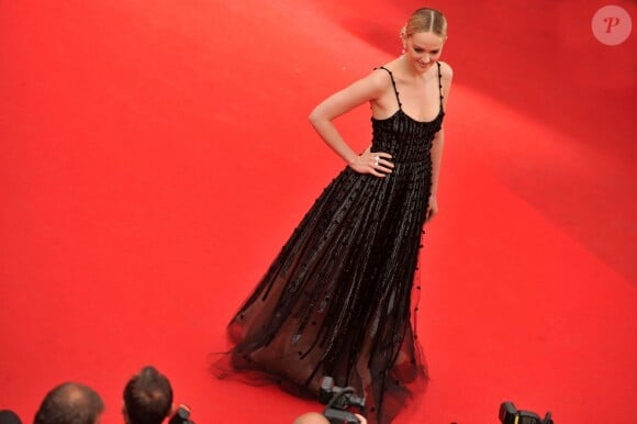 Jess Weixler - Montée des marches du film "Foxcatcher" lors du 67 ème Festival du film de Cannes – Cannes le 19 mai 2014.