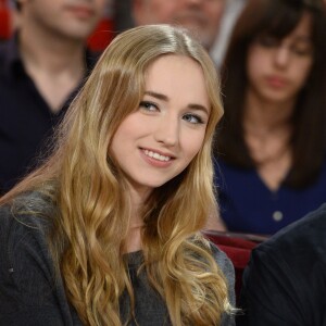 Chloé Jouannet (fille d' Alexandra Lamy) - Enregistrement de l'émission "Vivement Dimanche" à Paris le 19 mars 2014.