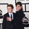 Melissa Rivers et son fils Edgar Cooper Endicott - 57ème soirée annuelle des Grammy Awards au Staples Center à Los Angeles, le 8 février 2015.
