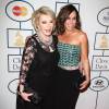 Joan Rivers, Melissa Rivers - 56 eme Soiree pre-Grammy and Salute To Industry Icons au Beverly Hilton Hotel de Beverly Hills le 25 janvier 2014
