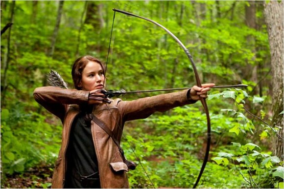 Jennifer Lawrence dans le premier volet d'Hunger Games