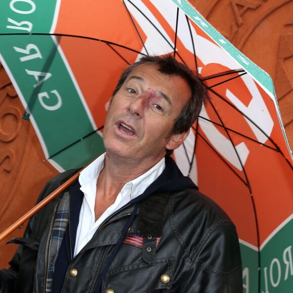 Jean-Luc Reichmann - People au village des Internationaux de France de tennis de Roland Garros à Paris. Le 31 mai 2015.