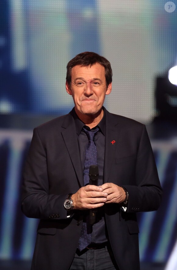 Exclusif - Jean-Luc Reichmann - Enregistrement de l'émission "Alors on chante" au palais des sports à Paris, le 16 novembre 2014.