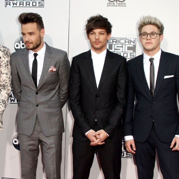 Harry Styles, Liam Payne, Louis Tomlinson, Niall Horan du groupe One Direction - La 43ème cérémonie annuelle des "American Music Awards" à Los Angeles, le 22 novembre 2015.