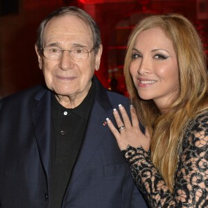 Robert Hossein et Hélène Segara - 39e édition du prix "The Best" aux salons Hoche à Paris, le 10 décembre 2015. © Veeren / Bestimage