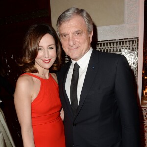 Elsa Zylberstein et Sidney Toledano - Dîner Dior à l'hôtel Royal Mansour lors du 15ème Festival international du film de Marrakech, le 11 décembre 2015.