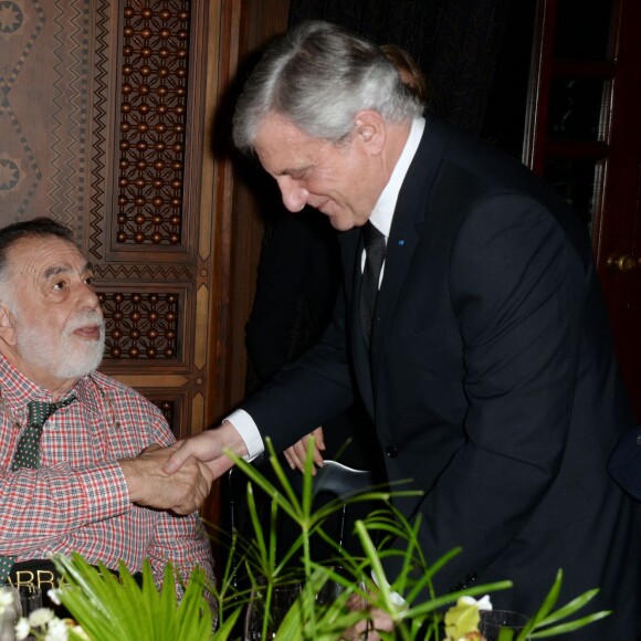Francis Ford Coppola et Sidney Toledano - Dîner Dior à l'hôtel Royal Mansour lors du 15ème Festival international du film de Marrakech, le 11 décembre 2015.