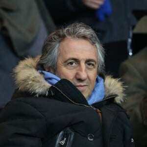 Richard Anconina lors du match de Ligue 1 PSG-Lyon lors de la 18e journée au Parc des Princes à Paris, le 13 décembre 2015.