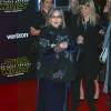 Carrie Fisher - Avant-première du film Star Wars : Le Réveil de la force à Hollywood au Chinese Theater (Los Angeles), le 14 décembre 2015
