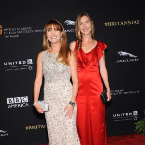 Jane Seymour et sa fille Katherine Flynn - Cérémonie des BAFTA Los Angeles Jaguar Britannia Awards 2014 à l'hôtel Beverly Hilton à Los Angeles, le 30 octobre 2014.