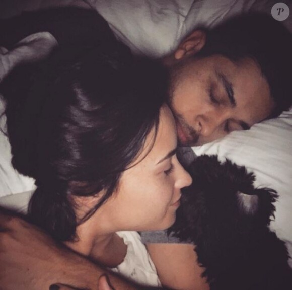 Demi Lovato au lit avec son chéri Wilmer, décembre 2015