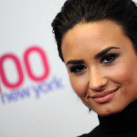 Demi Lovato à la soirée "Z100's iHeartRadio Jingle Ball 2015" à New York, le 12 décembre 2015.